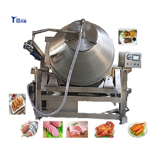 牛羊雞排豬肉類快速腌制機大型商用4000型液壓升降真空滾揉機